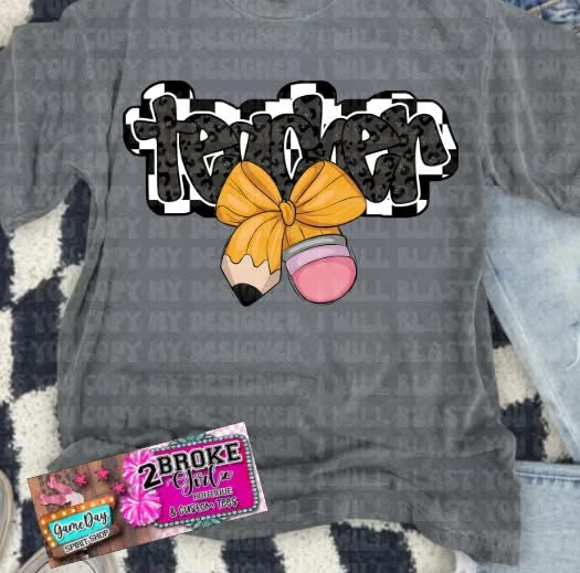 Teacher Girly Tee