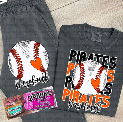 Pirates baseball 2 pc set